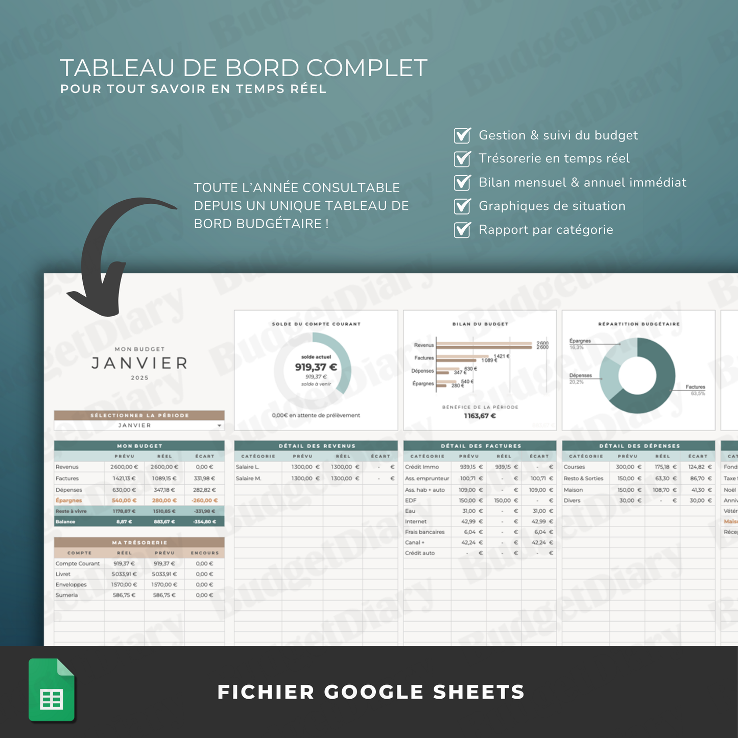 The Budget Planner (Google Sheets)