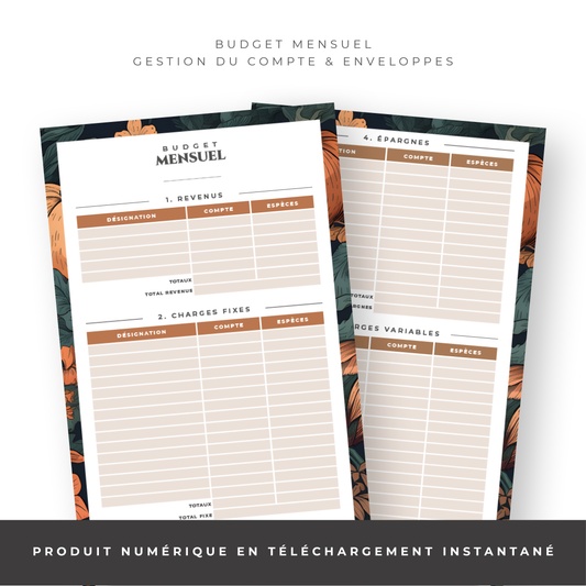 Budget Planner A5/A6 - Pum'kin (digital)