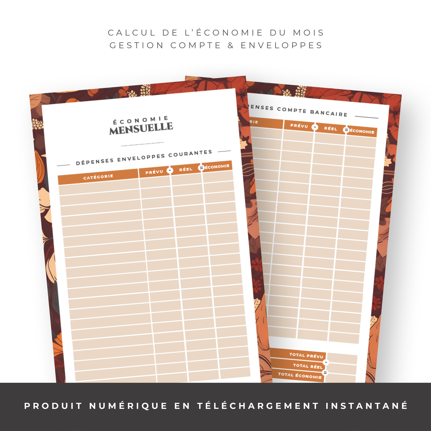 Budget Planner A5/A6 - Pum'kin (digital)