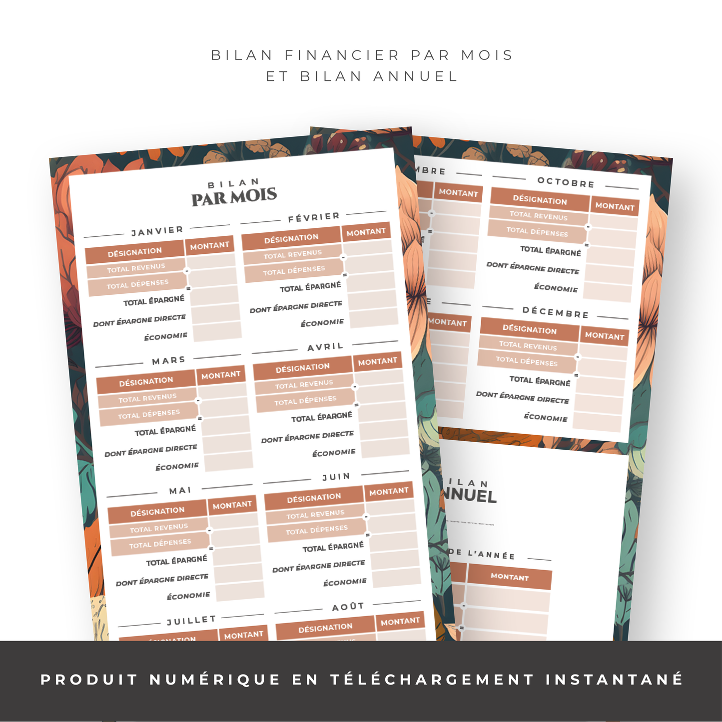 Budget Planner A5/A6 - Pum'kin (digital)