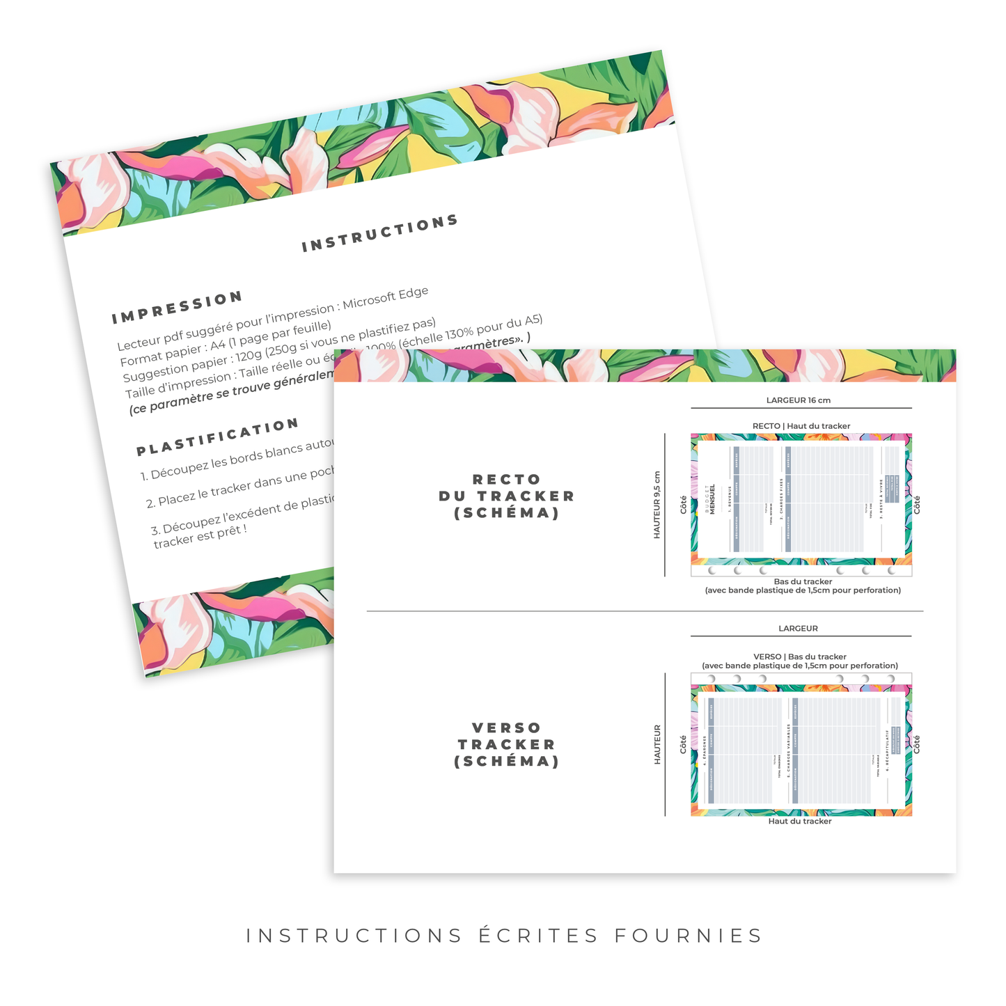 Kit Budget Planner Mini A6 - Tropical (digital)
