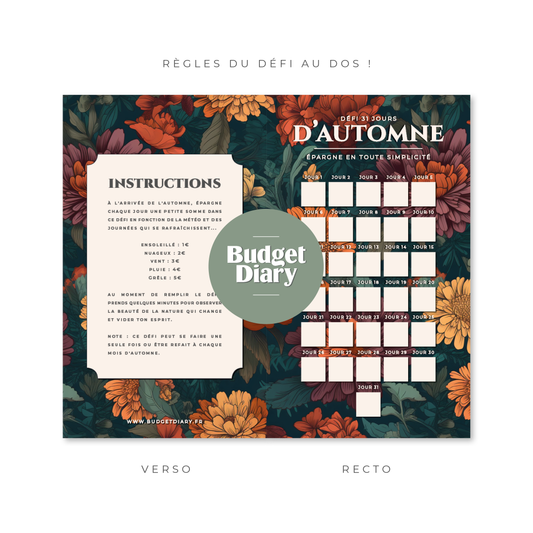 Défis Budget d'automne - Pum'kin (digital)