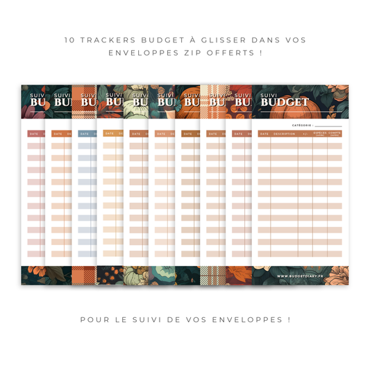 Kit pour enveloppe zip A5/A6 - Pum'kin (digital)