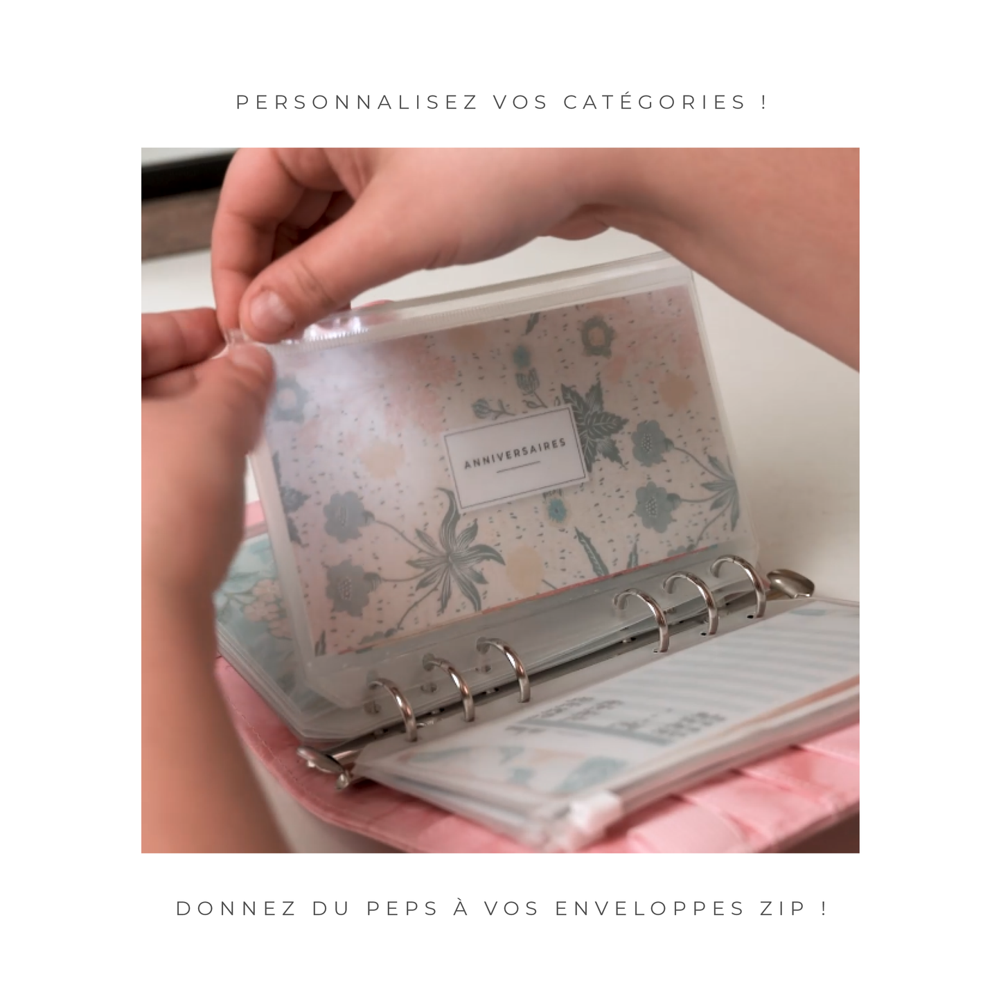 Kit pour enveloppe zip A5/A6 - Noël (digital)