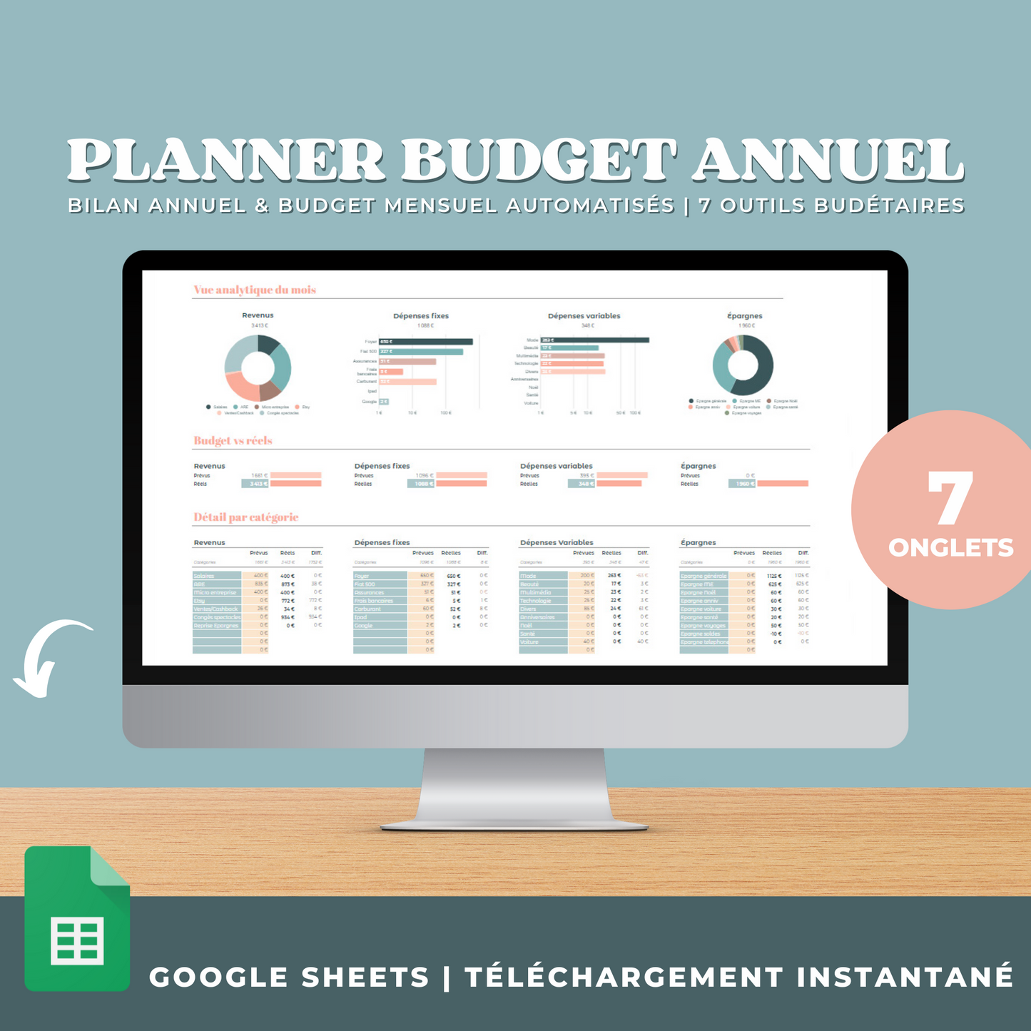 Budget Planner Digital (Google Sheet)