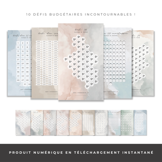 10 Défis Budget - Waterdrop (digital)