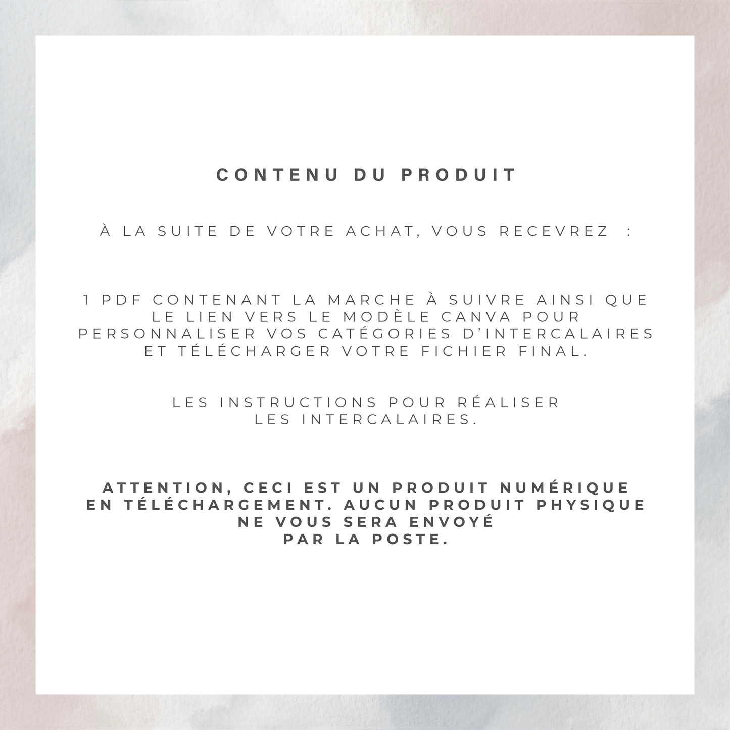 Intercalaires pour classeur A6 - Floral (Digital)