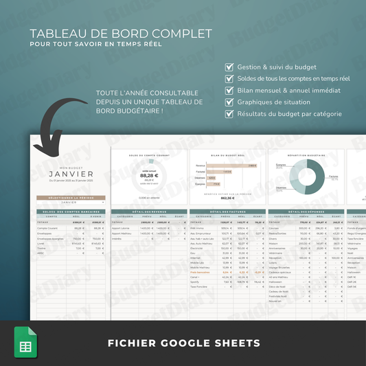 The Budget Planner 2026 (Google Sheets)