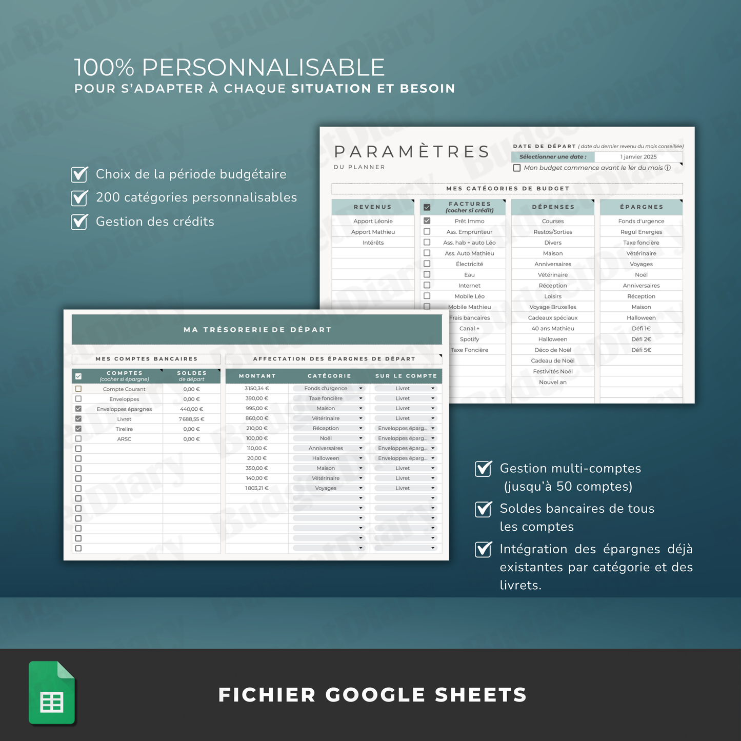 The Budget Planner 2026 (Google Sheets)