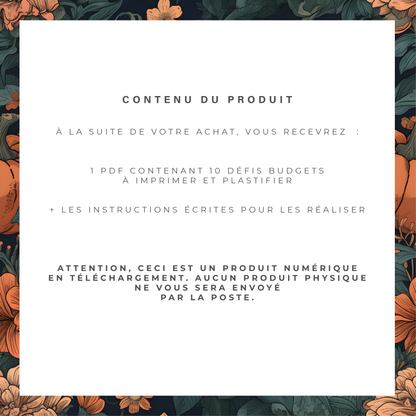 Défis Budget d'automne - Pum'kin (digital)