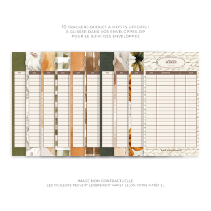 Kit pour enveloppe zip A5/A6 - Cozy Vibes (digital)