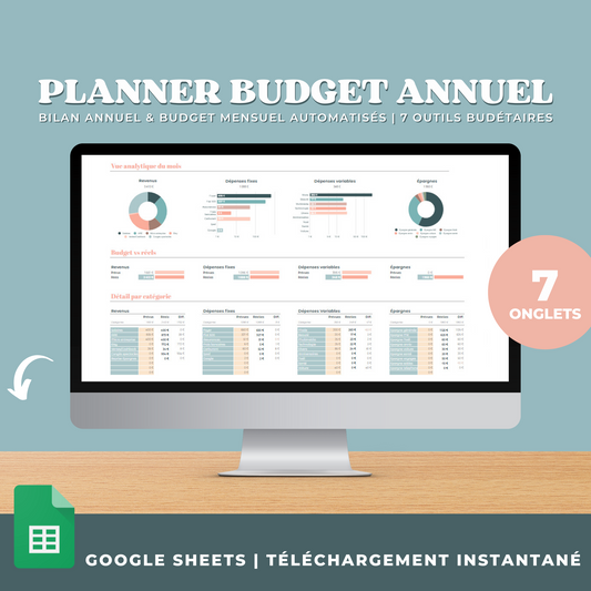 Budget Planner in French, Monthly Budget Spreadsheet in Euro and Canadian  Dollar, Google Sheets, Rose Latte, Cash Envelopes, Digital Planner 
