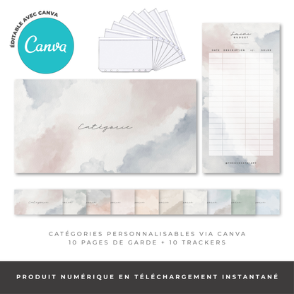 Kit pour enveloppe zip A6 - Waterdrop (digital)